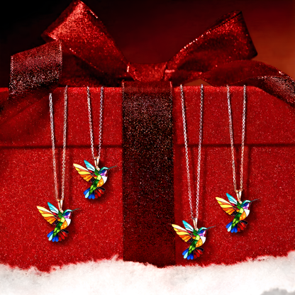 Alba Montiel™ | Pendientes Colibrí & Collar