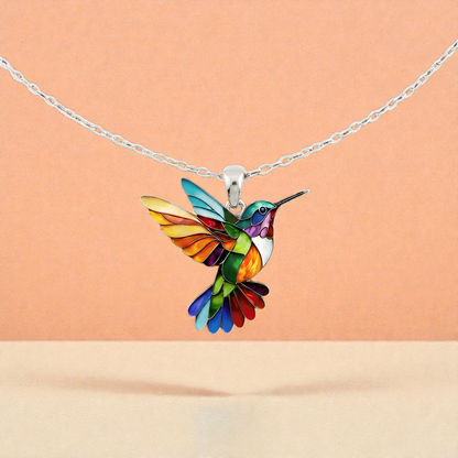 Alba Montiel™ | Pendientes Colibrí & Collar