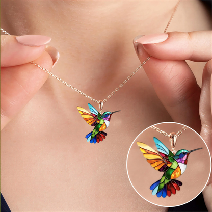 Alba Montiel™ | Pendientes Colibrí & Collar